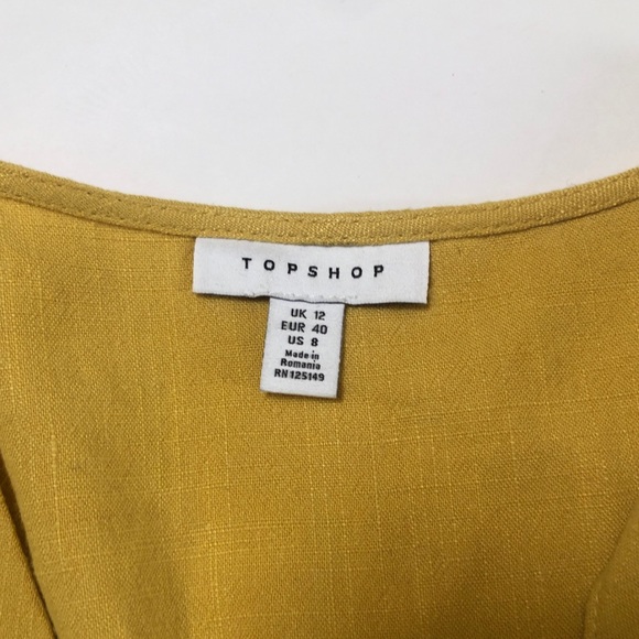 topshop yellow top⭐️ - Picture 4 of 8